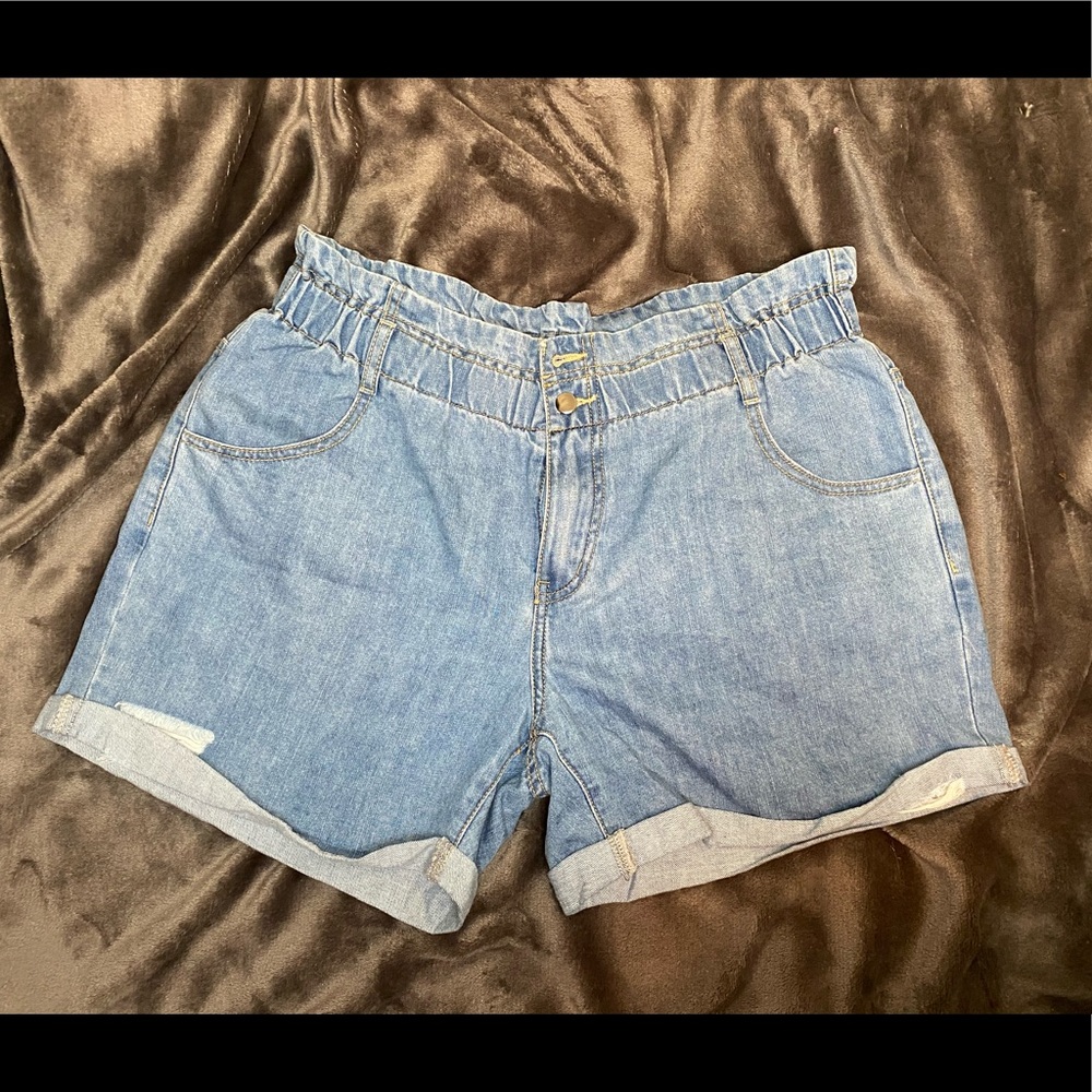 High Wasted Jean Shorts
